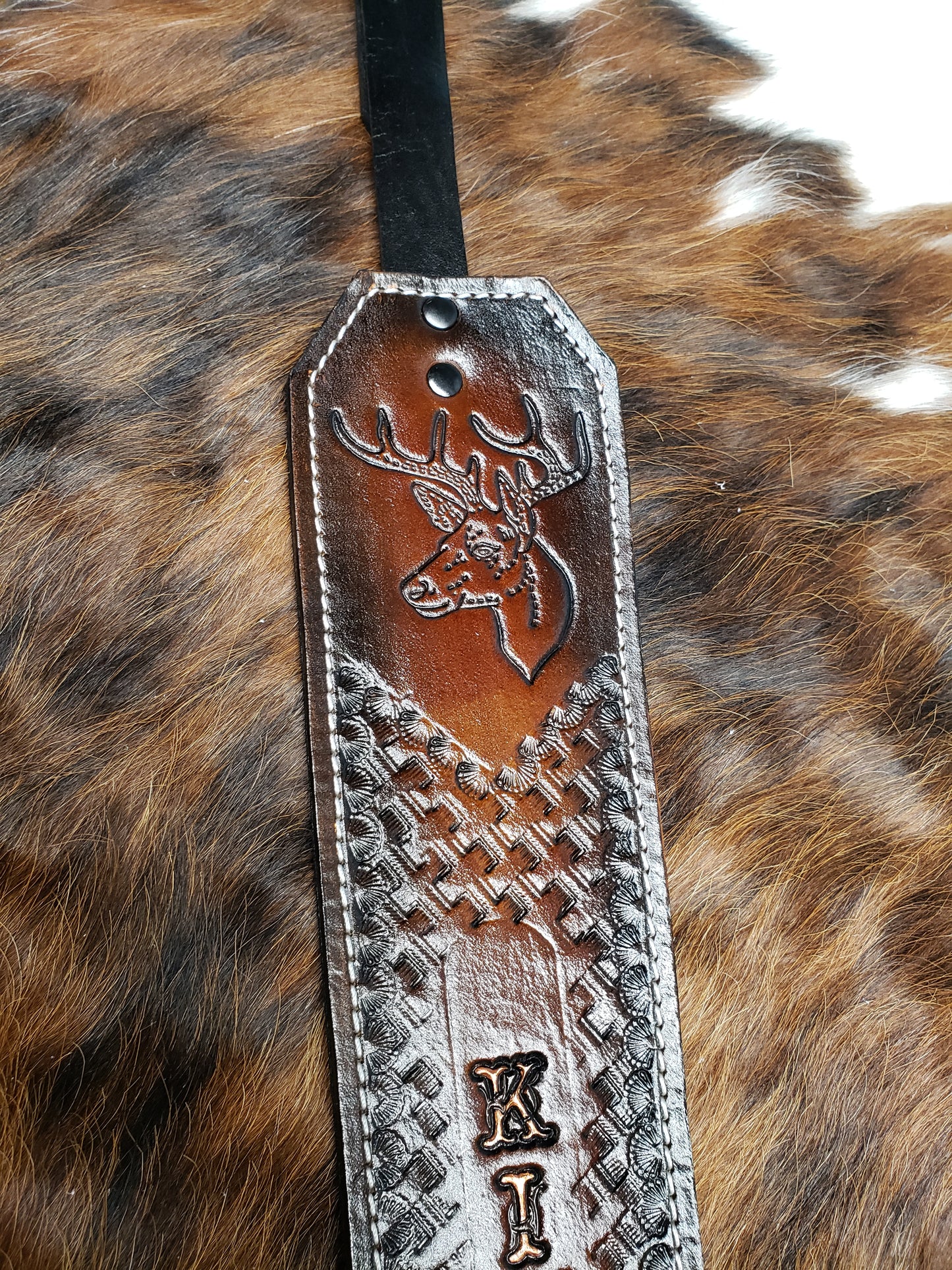 CUSTOM LEATHER RIFLE/ SHOTGUN SLING