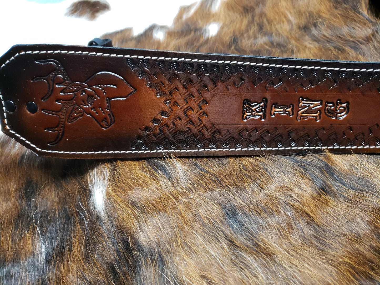 CUSTOM LEATHER RIFLE/ SHOTGUN SLING