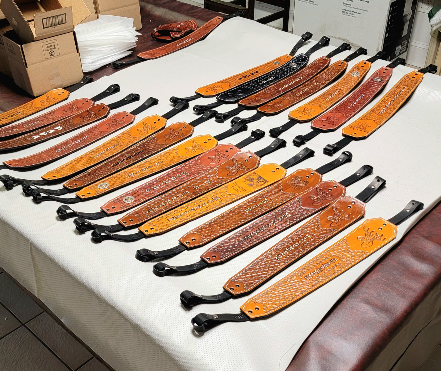 CUSTOM LEATHER RIFLE/ SHOTGUN SLING