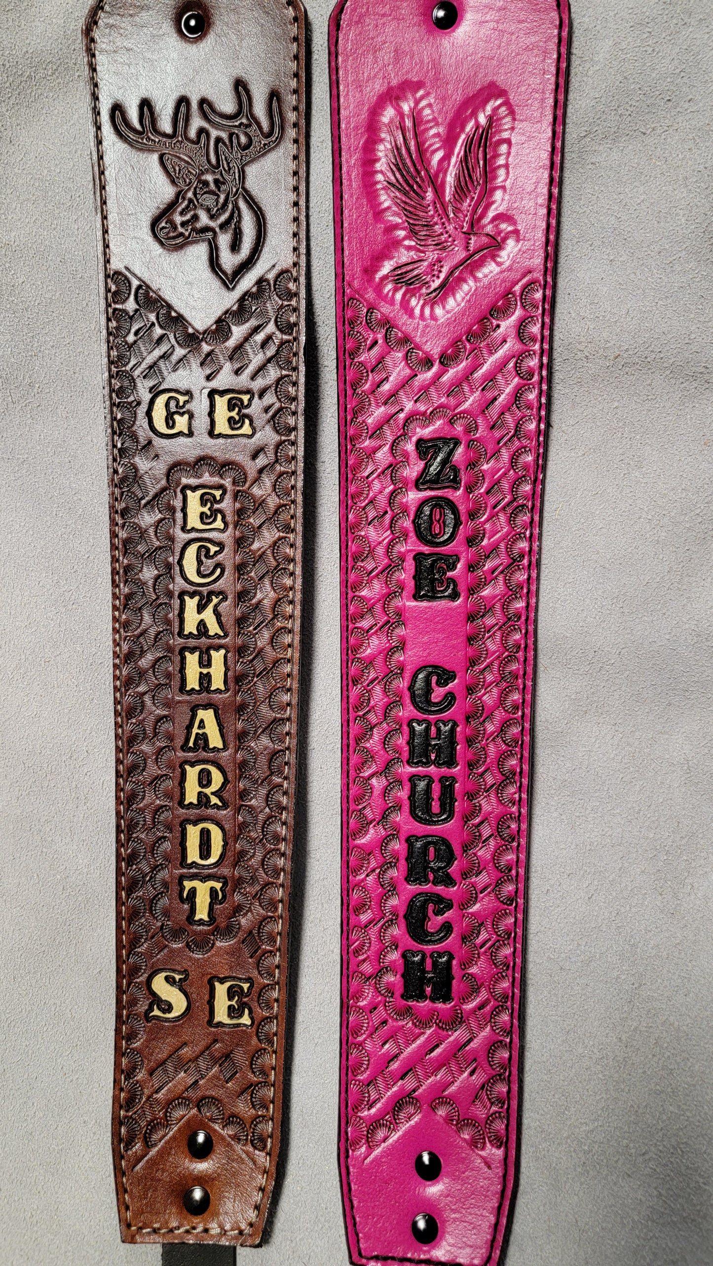 CUSTOM LEATHER RIFLE/ SHOTGUN SLING