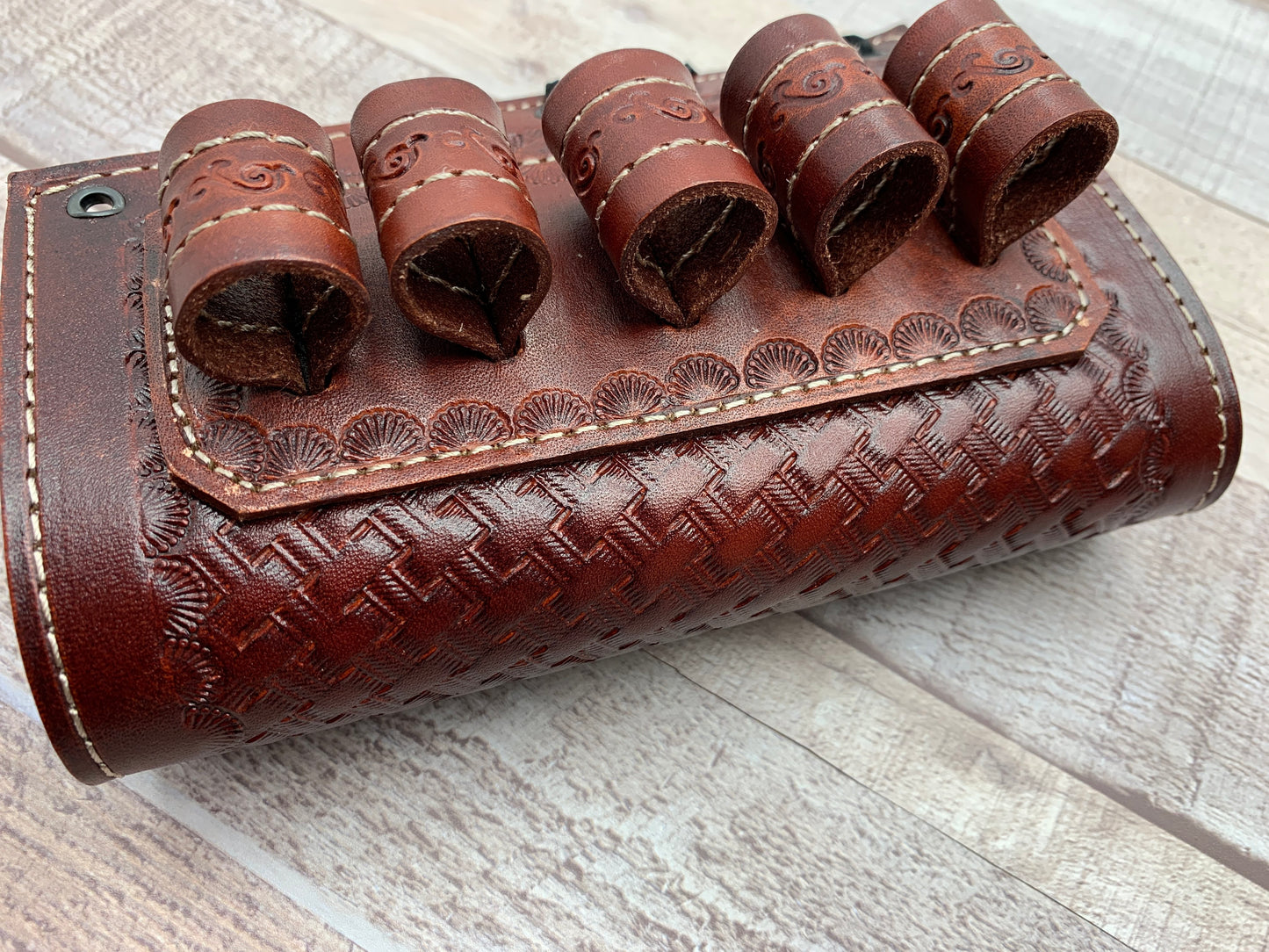Custom Embossed Butt Stock