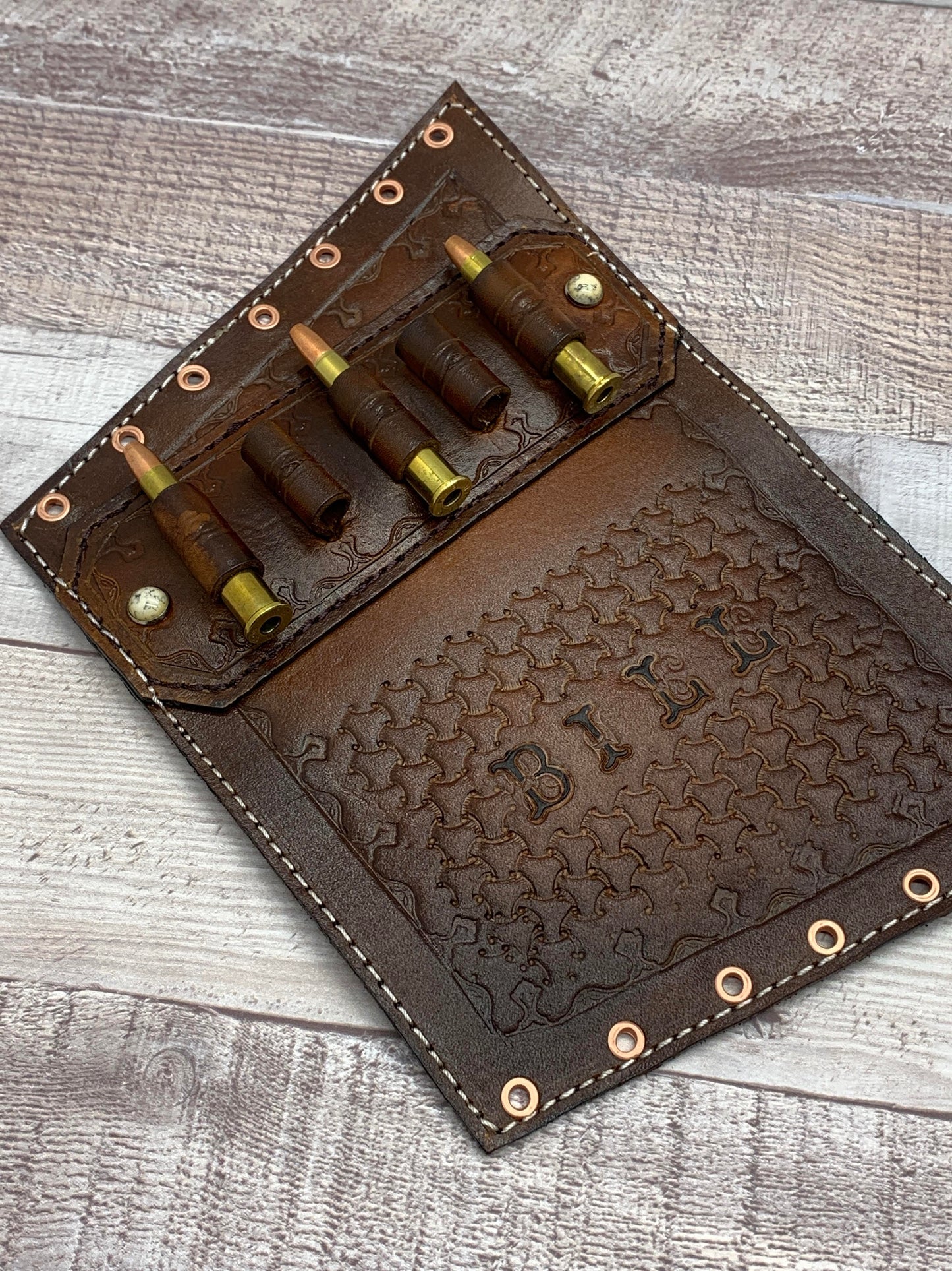 Custom Embossed Butt Stock